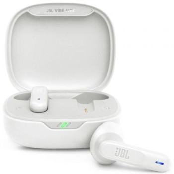 Auriculares Bluetooth JBL Vibe Flex con estuche de carga/ Autonomía 8h/ Blancos Auriculares Bluetooth JBL Vibe Flex con estuche de carga/ Autonomía 8h/ Blancos