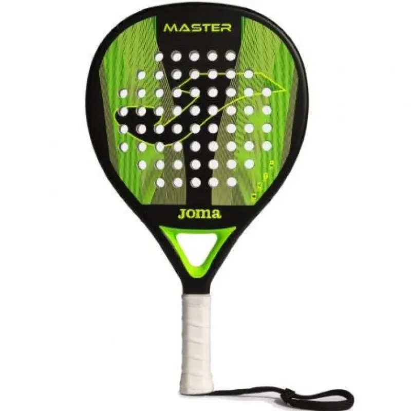 Pala de Pádel Joma Master/ Negra y Verde Flúor Pala de Pádel Joma Master/ Negra y Verde Flúor