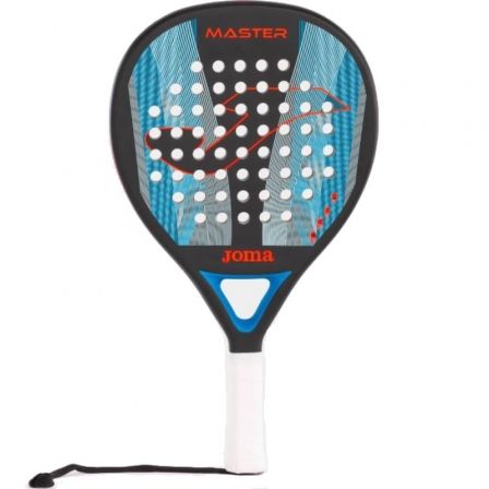 Pala de Pádel Joma Master/ Negra y Turquesa Flúor Pala de Pádel Joma Master/ Negra y Turquesa Flúor