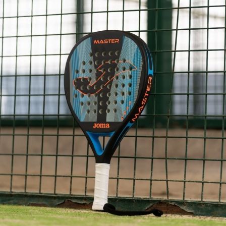 Pala de Pádel Joma Master/ Negra y Turquesa Flúor Pala de Pádel Joma Master/ Negra y Turquesa Flúor