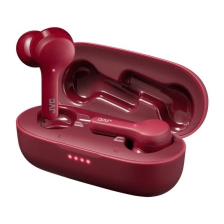 Auriculares Bluetooth JVC HA-A8T con estuche de carga/ Autonomía 6h/ Rojos Auriculares Bluetooth JVC HA-A8T con estuche de carga/ Autonomía 6h/ Rojos