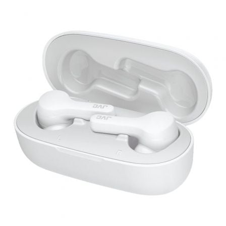 Auriculares Bluetooth JVC HA-A8T con estuche de carga/ Autonomía 6h/ Blancos Auriculares Bluetooth JVC HA-A8T con estuche de carga/ Autonomía 6h/ Blancos