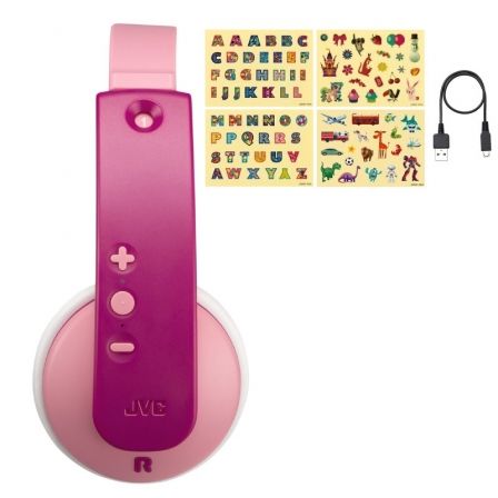 Auriculares Infantiles Inalámbricos JVC Tinyphone HA-KD10W/ Bluetooth/ Rosas Auriculares Infantiles Inalámbricos JVC Tinyphone HA-KD10W/ Bluetooth/ Rosas