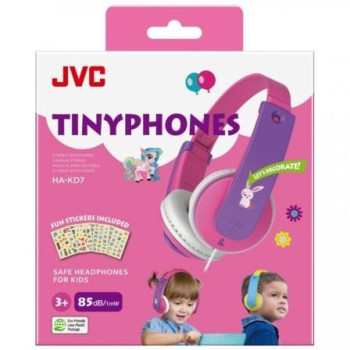 Auriculares Infantiles JVC HA-KD7/ Jack 3.5/ Rosas Auriculares Infantiles JVC HA-KD7/ Jack 3.5/ Rosas