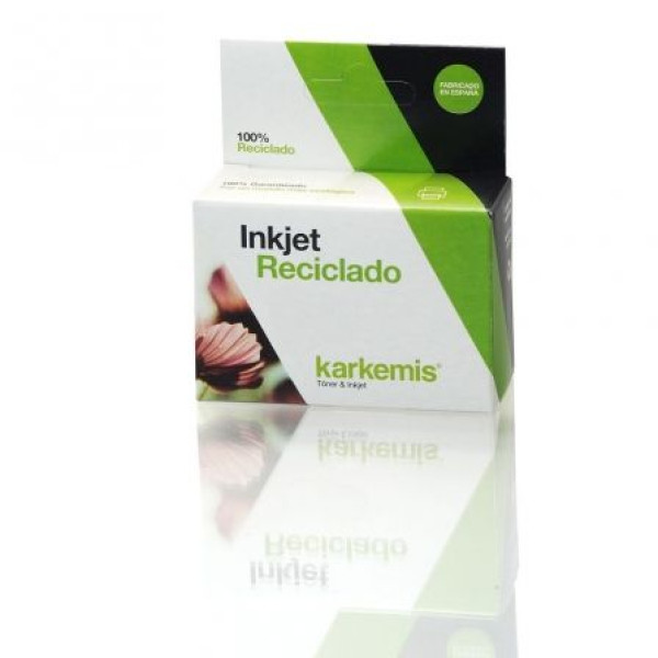 Cartucho de Tinta Reciclado Karkemis Canon PG-540XL/ Alta Capacidad/ Negro