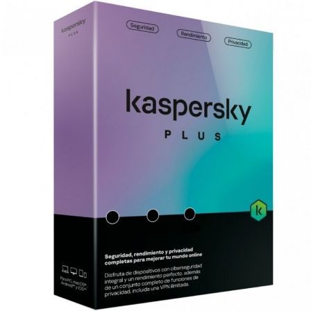 Antivirus Kaspersky Plus/ 3 Dispositivos/ 1 Año Antivirus Kaspersky Plus/ 3 Dispositivos/ 1 Año