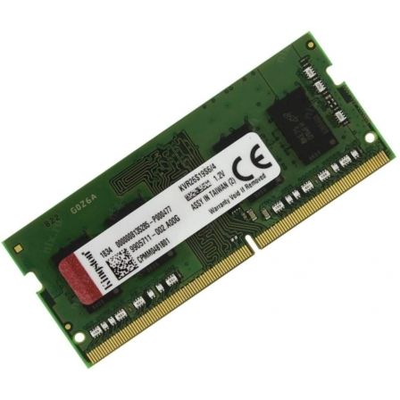 Memoria RAM Kingston ValueRAM 4GB/ DDR4/ 2666MHz/ 1.2V/ CL19/ SODIMM Memoria RAM Kingston ValueRAM 4GB/ DDR4/ 2666MHz/ 1.2V/ CL19/ SODIMM