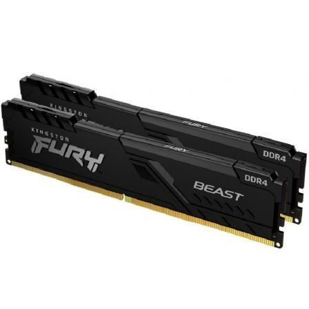 Memoria RAM Kingston FURY Beast 2 x 8GB/ DDR4/ 2666MHz/ 1.2V/ CL16/ DIMM Memoria RAM Kingston FURY Beast 2 x 8GB/ DDR4/ 2666MHz/ 1.2V/ CL16/ DIMM