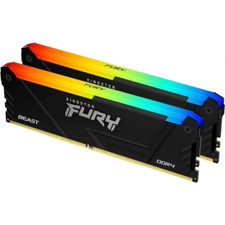 Memoria RAM Kingston FURY Beast RGB 2 x 8GB/ DDR4/ 3200MHz/ 1.35V/ CL16/ DIMM Memoria RAM Kingston FURY Beast RGB 2 x 8GB/ DDR4/ 3200MHz/ 1.35V/ CL16/ DIMM