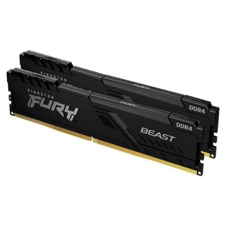 Memoria RAM Kingston FURY Beast 2 x 8GB/ DDR4/ 3200MHz/ 1.35V/ CL16/ DIMM Memoria RAM Kingston FURY Beast 2 x 8GB/ DDR4/ 3200MHz/ 1.35V/ CL16/ DIMM