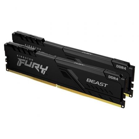 Memoria RAM Kingston FURY Beast 2 x 16GB/ DDR4/ 3200MHz/ 1.35V/ CL16/ DIMM Memoria RAM Kingston FURY Beast 2 x 16GB/ DDR4/ 3200MHz/ 1.35V/ CL16/ DIMM