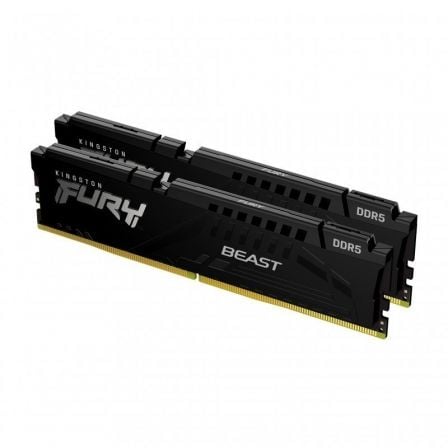 Memoria RAM Kingston FURY Beast 2 x 16GB/ DDR5/ 5200MHz/ 1.1V/ CL40/ DIMM Memoria RAM Kingston FURY Beast 2 x 16GB/ DDR5/ 5200MHz/ 1.1V/ CL40/ DIMM
