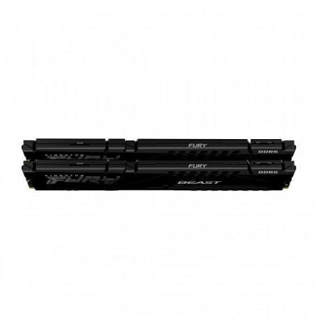 Memoria RAM Kingston FURY Beast 2 x 16GB/ DDR5/ 5200MHz/ 1.1V/ CL40/ DIMM Memoria RAM Kingston FURY Beast 2 x 16GB/ DDR5/ 5200MHz/ 1.1V/ CL40/ DIMM
