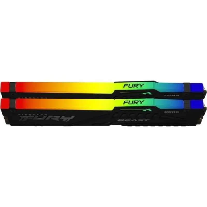 Memoria RAM Kingston FURY Beast RGB 2 x 16GB/ DDR5/ 5600MHz/ 1.25V/ CL36/ DIMM Memoria RAM Kingston FURY Beast RGB 2 x 16GB/ DDR5/ 5600MHz/ 1.25V/ CL36/ DIMM