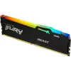 Memoria RAM Kingston FURY Beast RGB 32GB/ DDR5/ 6000MHz/ 1.4V/ CL30/ DIMM