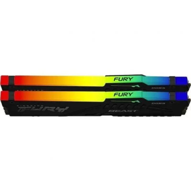 Memoria RAM Kingston FURY Beast RGB 2 x 16GB/ DDR5/ 6000MHz/ 1.4V/ CL30/ DIMM Memoria RAM Kingston FURY Beast RGB 2 x 16GB/ DDR5/ 6000MHz/ 1.4V/ CL30/ DIMM
