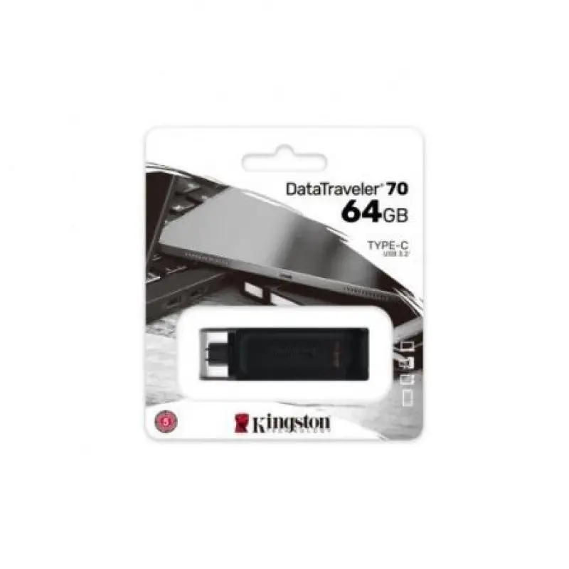 Pendrive 64GB Kingston DataTraveler 70 USB Tipo-C Pendrive 64GB Kingston DataTraveler 70 USB Tipo-C