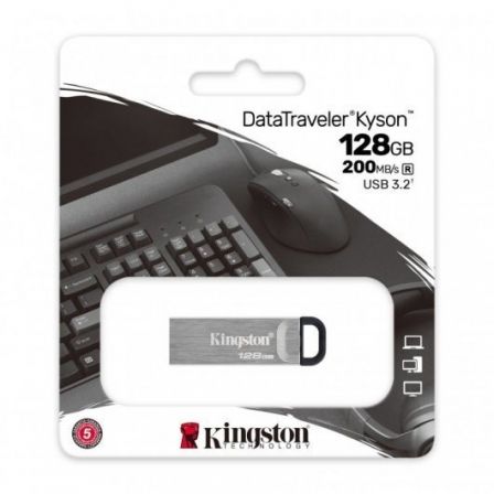 Pendrive 128GB Kingston DataTraveler Kyson USB 3.2 Pendrive 128GB Kingston DataTraveler Kyson USB 3.2
