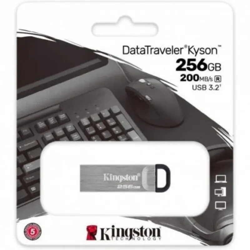 Pendrive 256GB Kingston DataTraveler Kyson USB 3.2 Pendrive 256GB Kingston DataTraveler Kyson USB 3.2