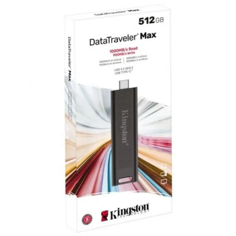 Pendrive 512GB Kingston DataTraveler Max USB Tipo-C Pendrive 512GB Kingston DataTraveler Max USB Tipo-C