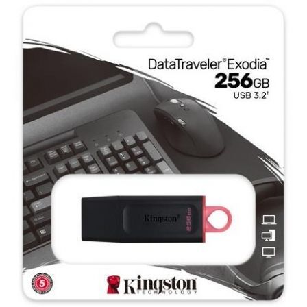 Pendrive 256GB Kingston DataTraveler Exodia USB 3.2 Pendrive 256GB Kingston DataTraveler Exodia USB 3.2