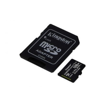 Tarjeta de Memoria Kingston CANVAS Select Plus 128GB microSD XC con Adaptador/ Clase 10/ 100MBs Tarjeta de Memoria Kingston CANVAS Select Plus 128GB microSD XC con Adaptador/ Clase 10/ 100MBs