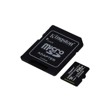 Tarjeta de Memoria Kingston CANVAS Select Plus 256GB microSD XC con Adaptador/ Clase 10/ 100MBs Tarjeta de Memoria Kingston CANVAS Select Plus 256GB microSD XC con Adaptador/ Clase 10/ 100MBs