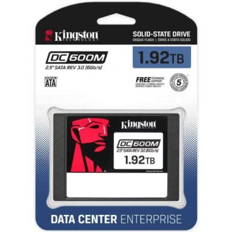 Disco SSD Kingston DC600M 1.92TB/ SATA III Disco SSD Kingston DC600M 1.92TB/ SATA III