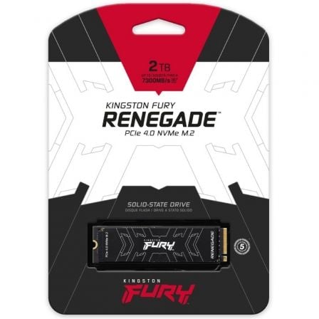 Disco SSD Kingston FURY Renegade 2TB/ M.2 2280 PCIe 4.0/ Con Difusor Térmico Disco SSD Kingston FURY Renegade 2TB/ M.2 2280 PCIe 4.0/ Con Difusor Térmico