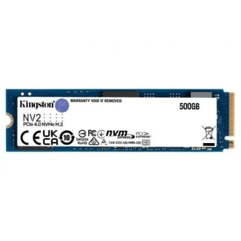 Disco SSD Kingston NV2 500GB/ M.2 2280 PCIe NVMe Disco SSD Kingston NV2 500GB/ M.2 2280 PCIe NVMe