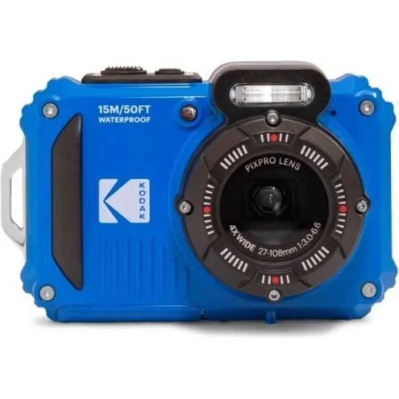 Pack Cámara Digital Kodak Pixpro WPZ2BL6 + 2 Baterías + 1 MicroSD/ 16MP/ Zoom Óptico 4x/ Azul Pack Cámara Digital Kodak Pixpro WPZ2BL6 + 2 Baterías + 1 MicroSD/ 16MP/ Zoom Óptico 4x/ Azul