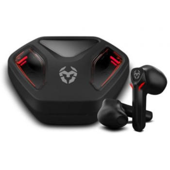 Auriculares Bluetooth Krom Kall con estuche de carga/ Autonomía 4h/ Negros Auriculares Bluetooth Krom Kall con estuche de carga/ Autonomía 4h/ Negros