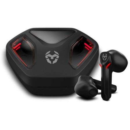 Auriculares Bluetooth Krom Kall con estuche de carga/ Autonomía 4h/ Negros Auriculares Bluetooth Krom Kall con estuche de carga/ Autonomía 4h/ Negros