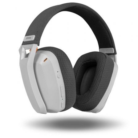 Auriculares Gaming Inalámbricos con Micrófono Krom Kanji/ Bluetooth/ USB 2.0/ Blancos Auriculares Gaming Inalámbricos con Micrófono Krom Kanji/ Bluetooth/ USB 2.0/ Blancos