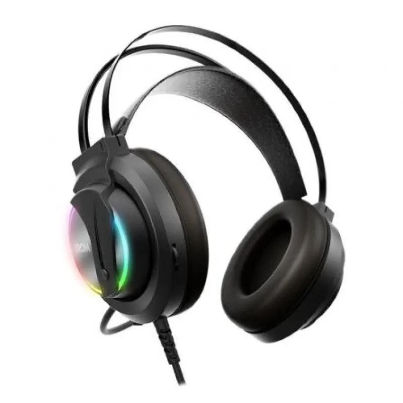Auriculares Gaming con Micrófono Krom Kappa/ Jack 3.5/ USB 2.0/ Negros Auriculares Gaming con Micrófono Krom Kappa/ Jack 3.5/ USB 2.0/ Negros
