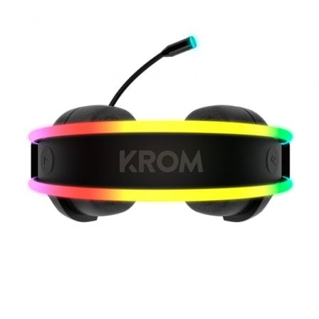Auriculares Gaming con Micrófono Krom Klaim/ Jack 3.5/ USB 2.0/ Negros Auriculares Gaming con Micrófono Krom Klaim/ Jack 3.5/ USB 2.0/ Negros
