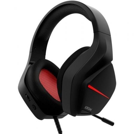 Auriculares Gaming con Micrófono Krom Kopa Move/ Jack 3.5/ Negros Auriculares Gaming con Micrófono Krom Kopa Move/ Jack 3.5/ Negros
