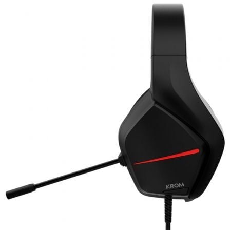 Auriculares Gaming con Micrófono Krom Kopa Move/ Jack 3.5/ Negros Auriculares Gaming con Micrófono Krom Kopa Move/ Jack 3.5/ Negros