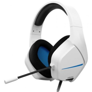 Auriculares Gaming con Micrófono Krom Kopa Move/ Jack 3.5/ Blancos Auriculares Gaming con Micrófono Krom Kopa Move/ Jack 3.5/ Blancos