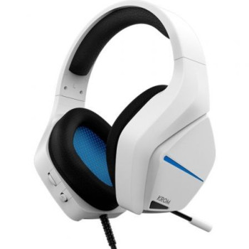 Auriculares Gaming con Micrófono Krom Kopa Move/ Jack 3.5/ Blancos Auriculares Gaming con Micrófono Krom Kopa Move/ Jack 3.5/ Blancos