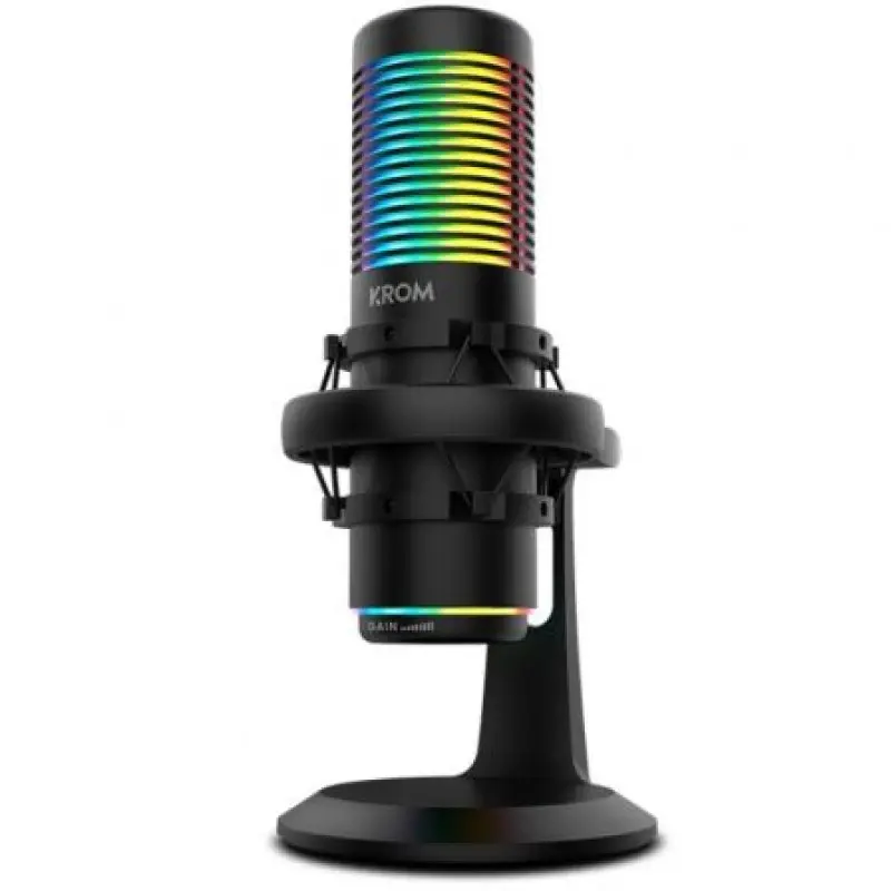 Micrófono Krom Kaze/ USB 2.0/ Jack 3.5 Micrófono Krom Kaze/ USB 2.0/ Jack 3.5