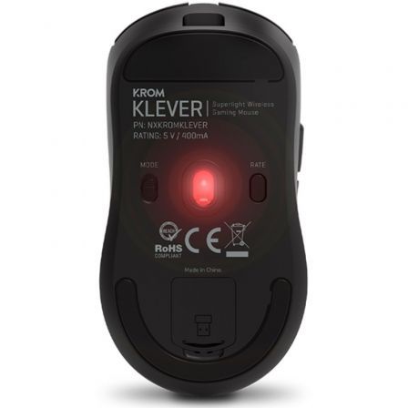 Ratón Gaming Inalámbrico Krom Klever/ Hasta 10000 DPI Ratón Gaming Inalámbrico Krom Klever/ Hasta 10000 DPI