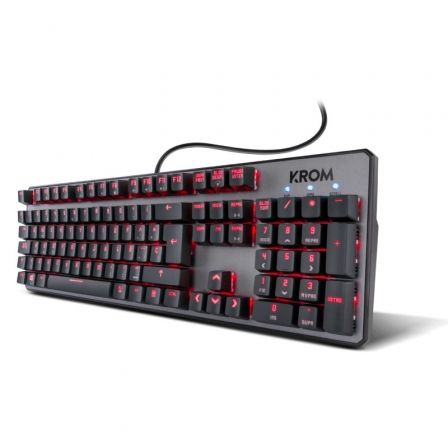 Teclado Gaming Mecánico Krom Kernel/ Negro Teclado Gaming Mecánico Krom Kernel/ Negro