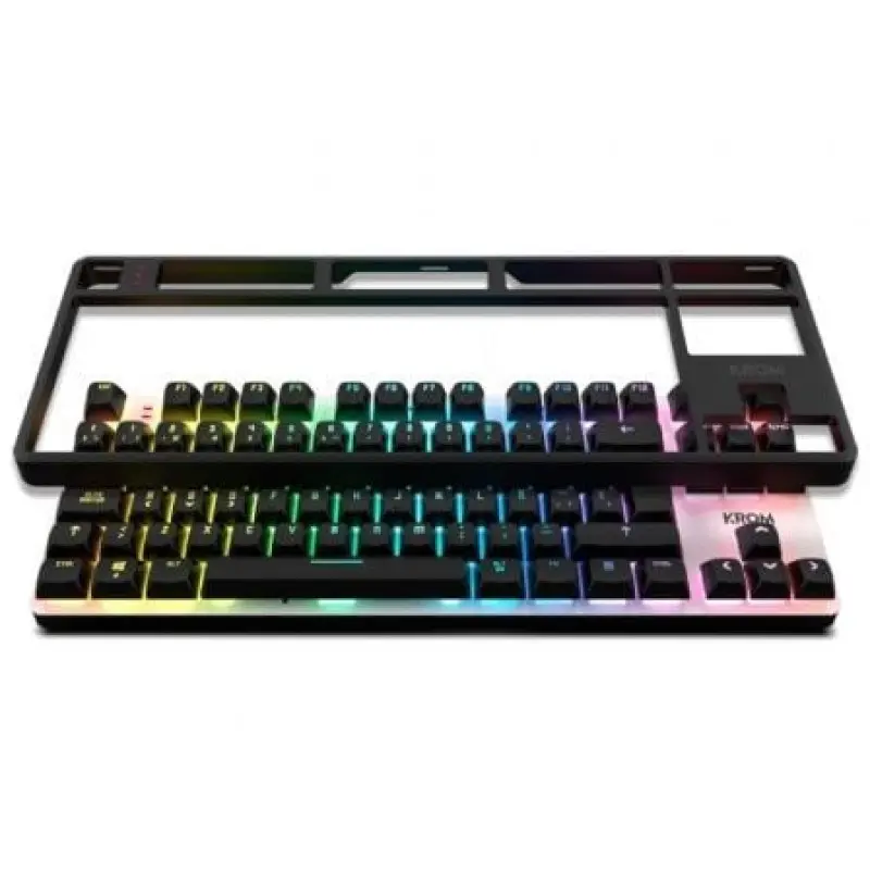 Teclado Gaming Mecánico Krom Kernel Pro/ Negro y Blanco Teclado Gaming Mecánico Krom Kernel Pro/ Negro y Blanco