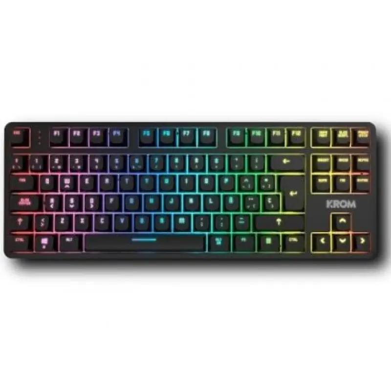 Teclado Gaming Mecánico Krom Kernel Pro/ Negro y Blanco Teclado Gaming Mecánico Krom Kernel Pro/ Negro y Blanco