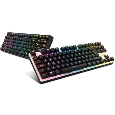 Teclado Gaming Mecánico Krom Kernel Pro/ Negro y Blanco Teclado Gaming Mecánico Krom Kernel Pro/ Negro y Blanco