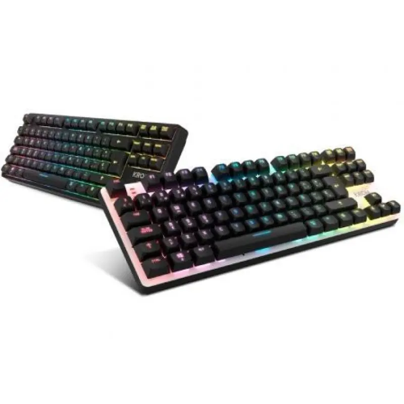 Teclado Gaming Mecánico Krom Kernel Pro/ Negro y Blanco Teclado Gaming Mecánico Krom Kernel Pro/ Negro y Blanco