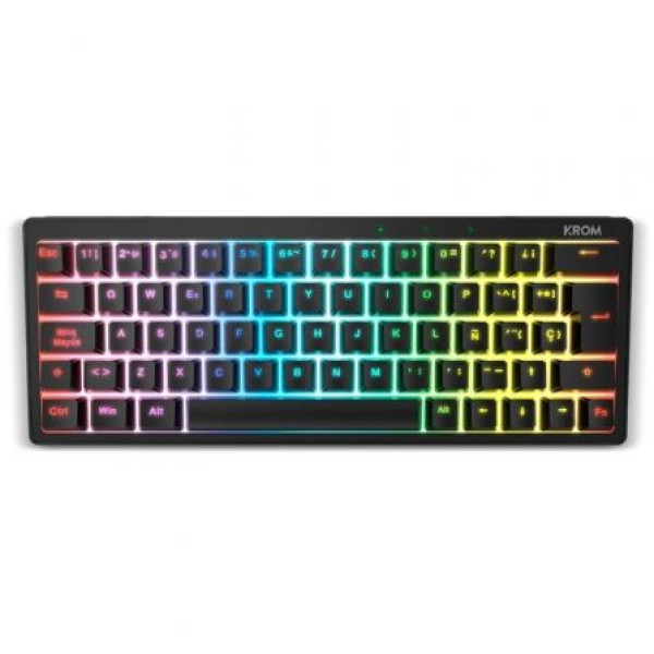 Teclado Gaming Mecánico Krom Kreator/ Negro