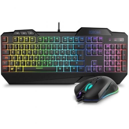 Pack Gaming Krom Krusher/ Teclado SemiMecánico + Ratón Pack Gaming Krom Krusher/ Teclado SemiMecánico + Ratón