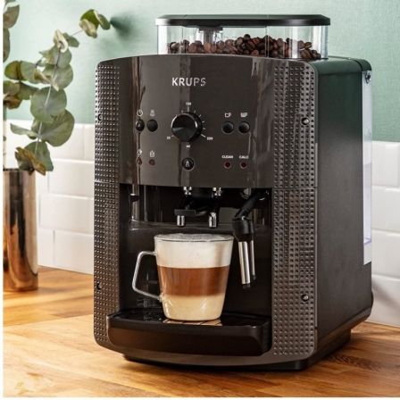 Cafetera Expreso Krups Essential EA810B70/ 1450W/ 15 Bares/ Gris Cafetera Expreso Krups Essential EA810B70/ 1450W/ 15 Bares/ Gris
